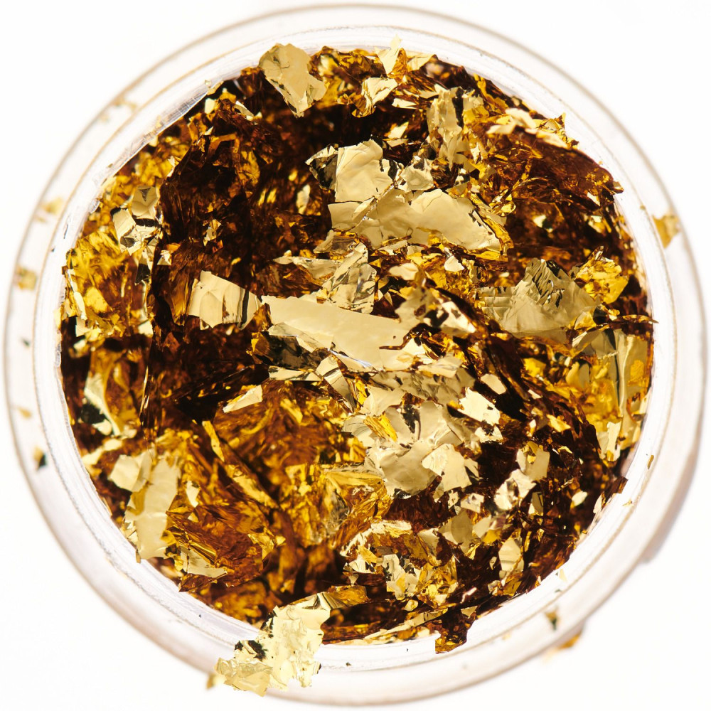 Leaf metal flakes for epoxy resin - Rico Design - Gold, 0,3 g