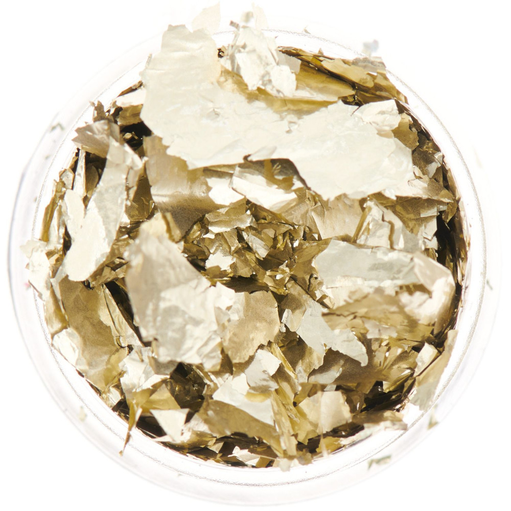 Leaf metal flakes for epoxy resin - Rico Design - Light Gold, 0,3 g