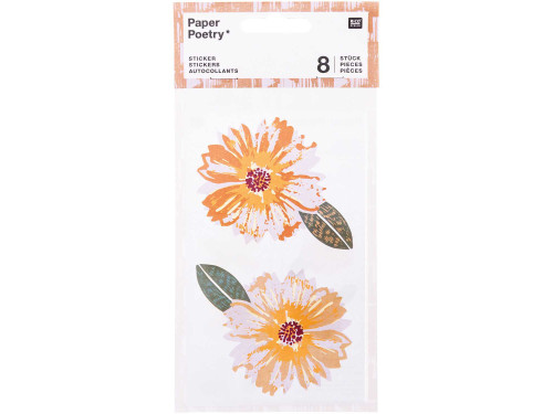 Naklejki papierowe Blossom - Paper Poetry - 8 szt.