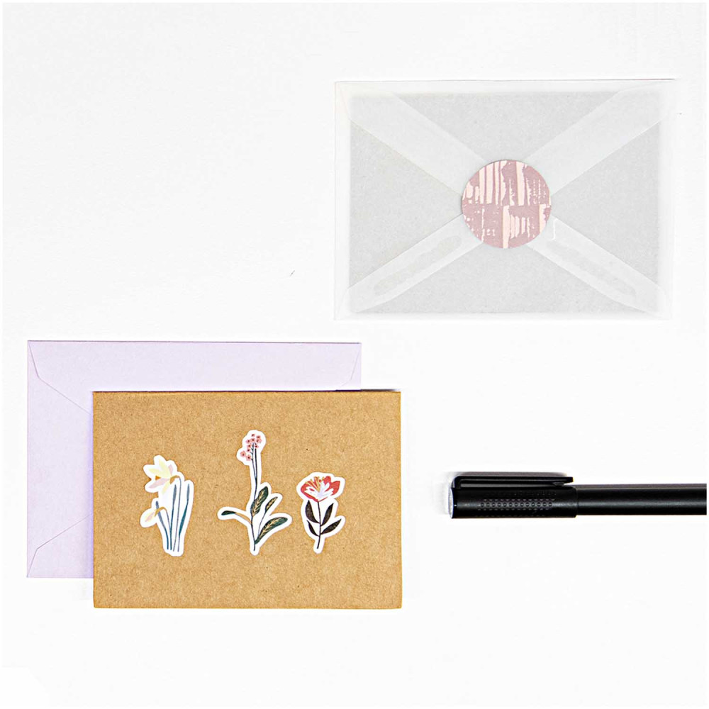 Paper stickers - Paper Poetry - Blossom, 8 pcs.