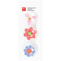 Set of erasers Flowers - MyMeMo - 3 pcs.