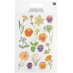 Transfer motifs Flowers - Rico Design - 16 pcs.