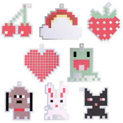 Gifts tags Futschikato Pixels Animals - Paper Poetry - 8 pcs.
