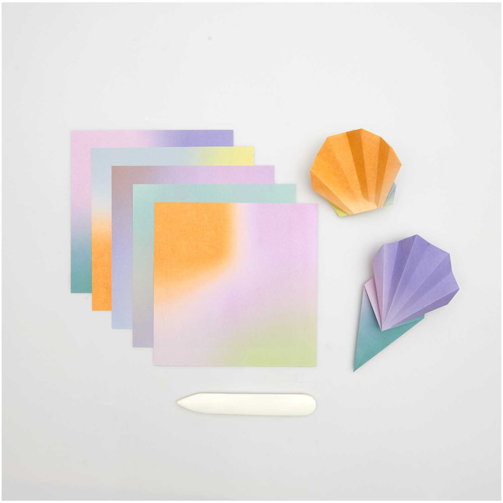 Origami paper Blurry Gradient - Paper Poetry - 15 x 15 cm, 100 sheets