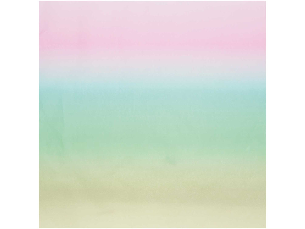 Gift wrapping tissue paper Gradient - Paper Poetry - Turquoise, 50 x 365 cm