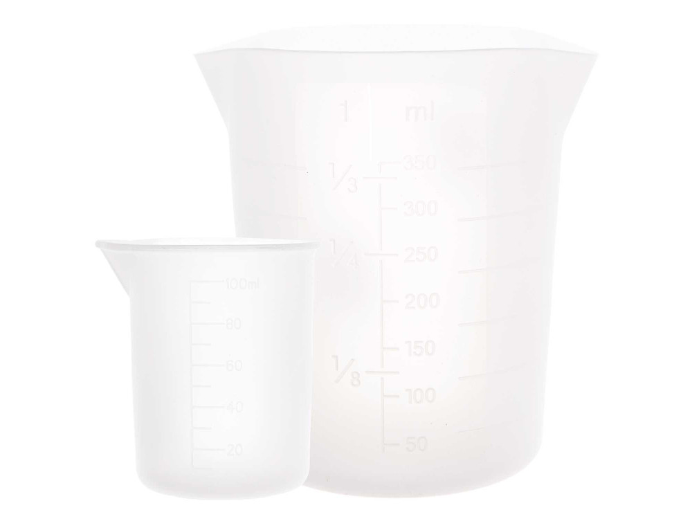 Miarki silikonowe do żywicy - Rico Design - 100 ml, 350 ml, 2 szt.