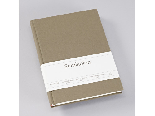 Notebook Classic A5 - Semikolon - Fango, lined, 176 pages