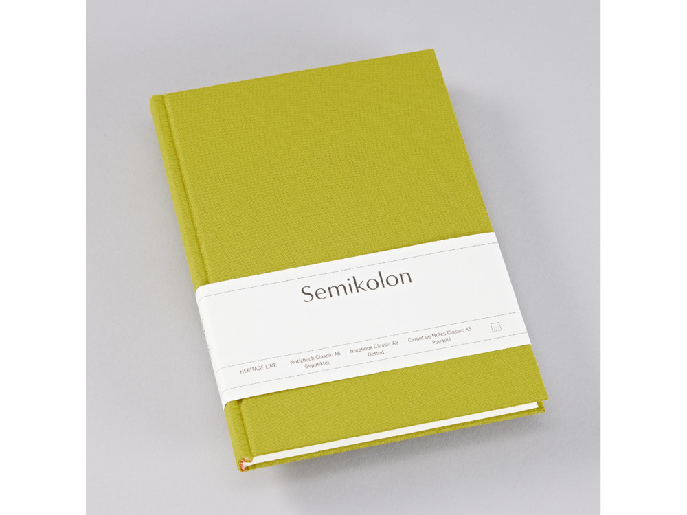 Notebook Classic A5 - Semikolon - Matcha, dotted, 176 pages