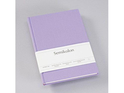 Notebook Classic A5 - Semikolon - Lilac Silk, dotted, 176 pages