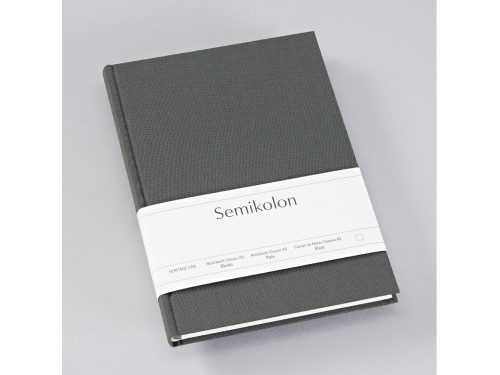 Notebook Classic A5 - Semikolon - Lava Stone, plain, 176 pages