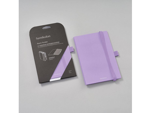Patch Pocket fot notebook A5 - Semikolon - Lilac Silk