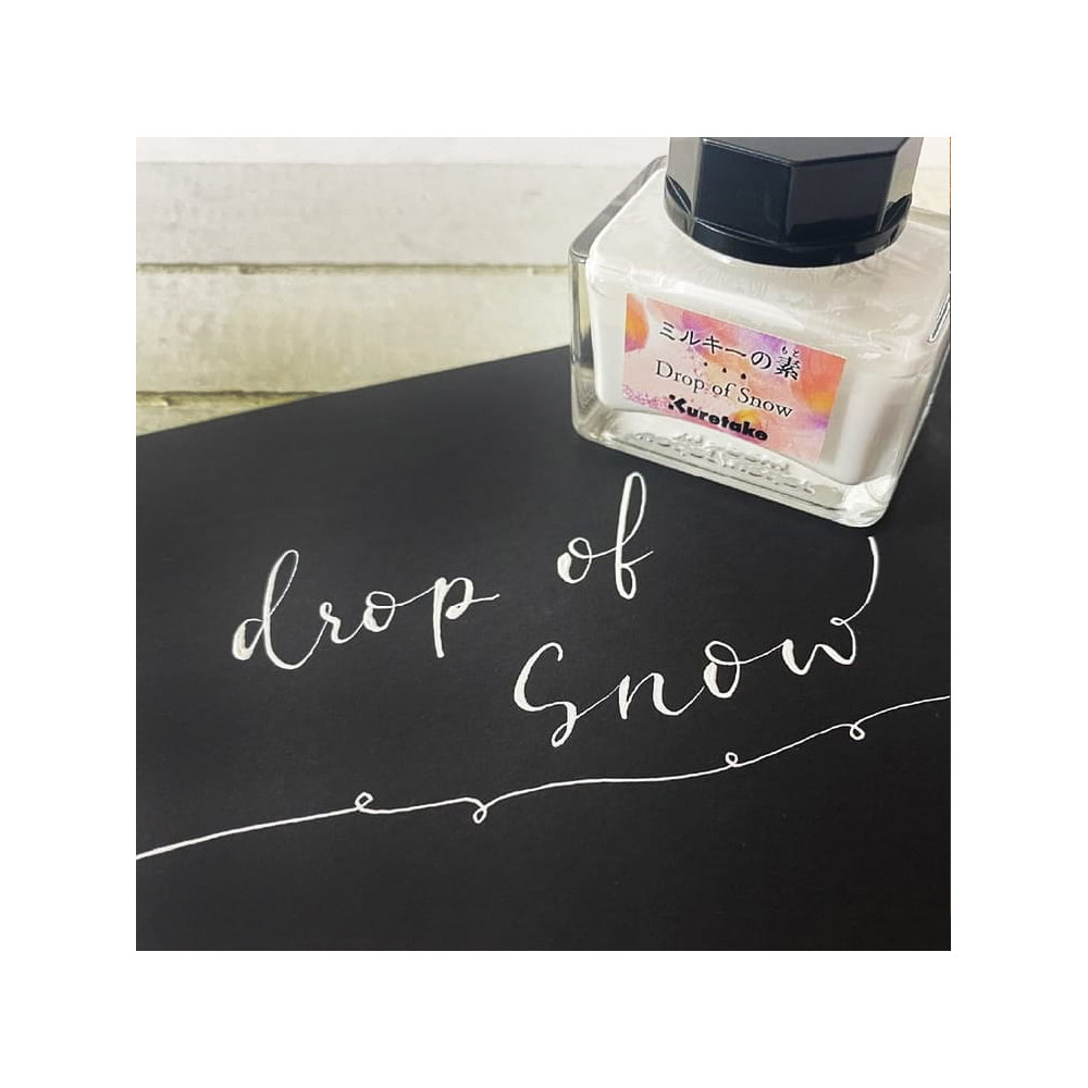 Medium do tuszu Drop of Snow - Kuretake - White, 25 g