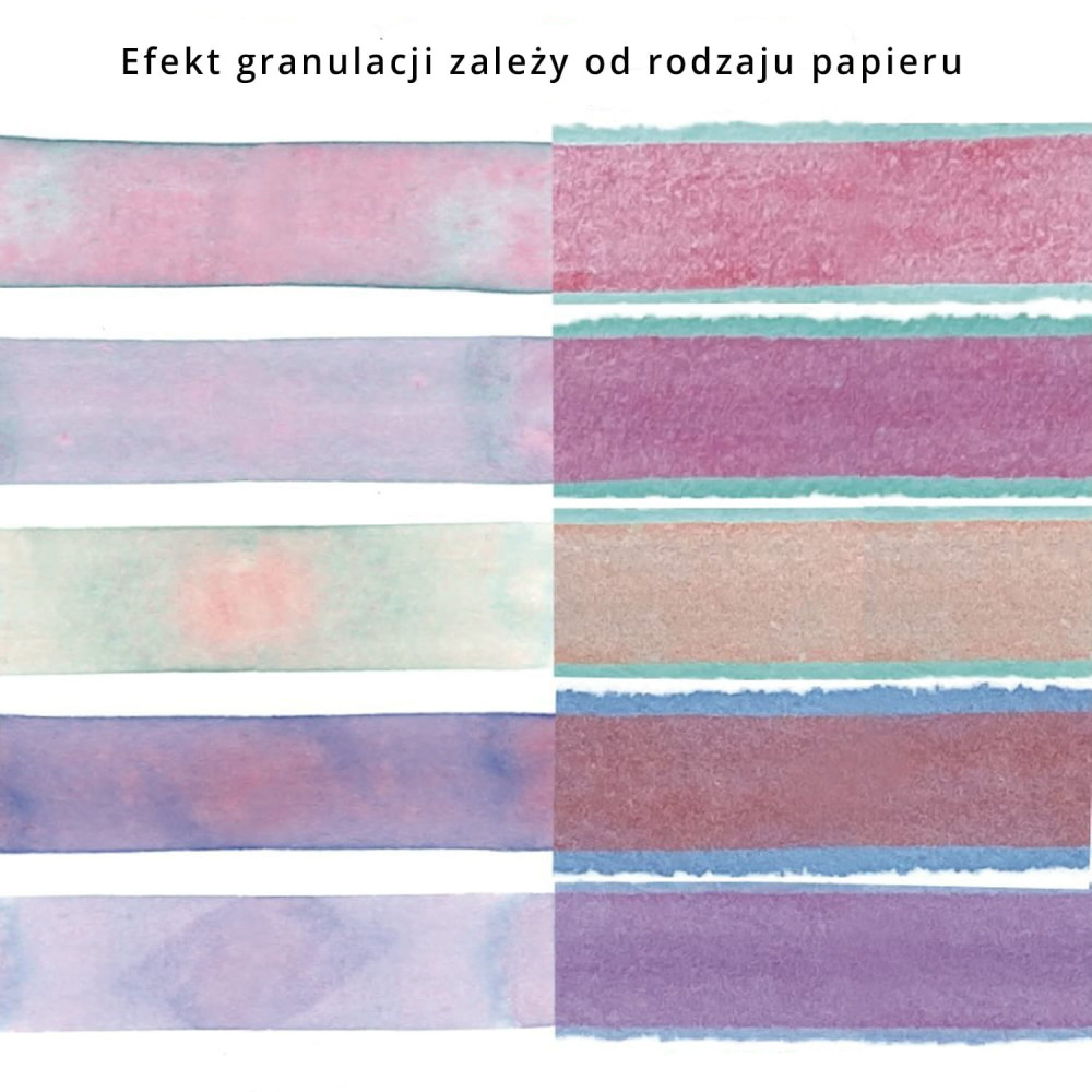 Watercolor set Gansai Tambi Granulating - Kuretake - 5 colors