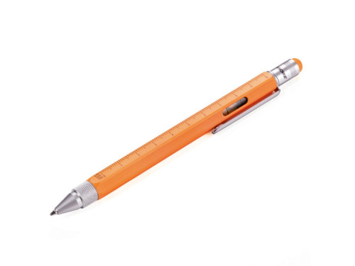Construction multi tasking pen - Troika - Orange