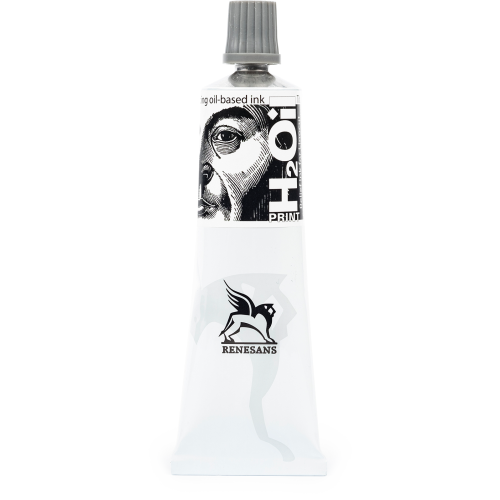 H2Oil relief paint, ink for linocut - Renesans - Yellow, 60 ml