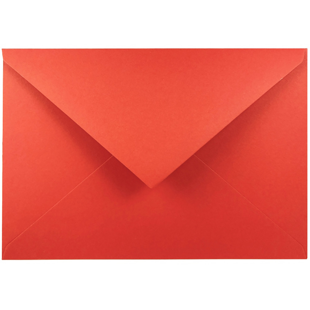 Koperta Keaykolour 120g - C6, Chili Pepper, czerwona