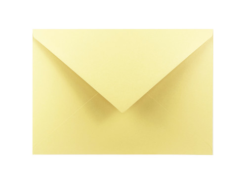 Koperta Woodstock 140g - C6, Giallo, żółta