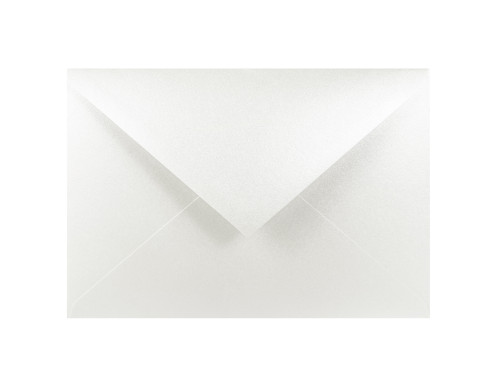Koperta perłowa Majestic 120g - C6, Marble White, biała