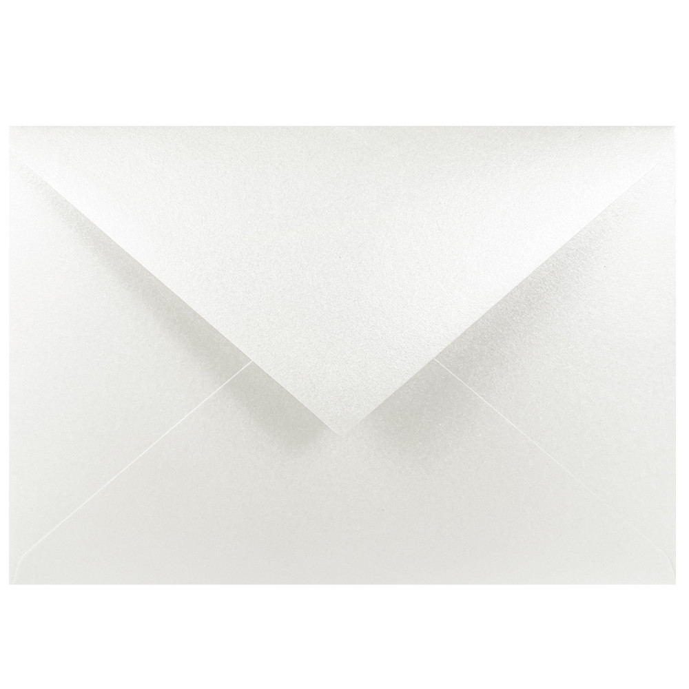 Koperta perłowa Majestic 120g - C6, Marble White, biała