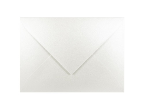 Koperta perłowa Majestic 120g - B6, Marble White, biała