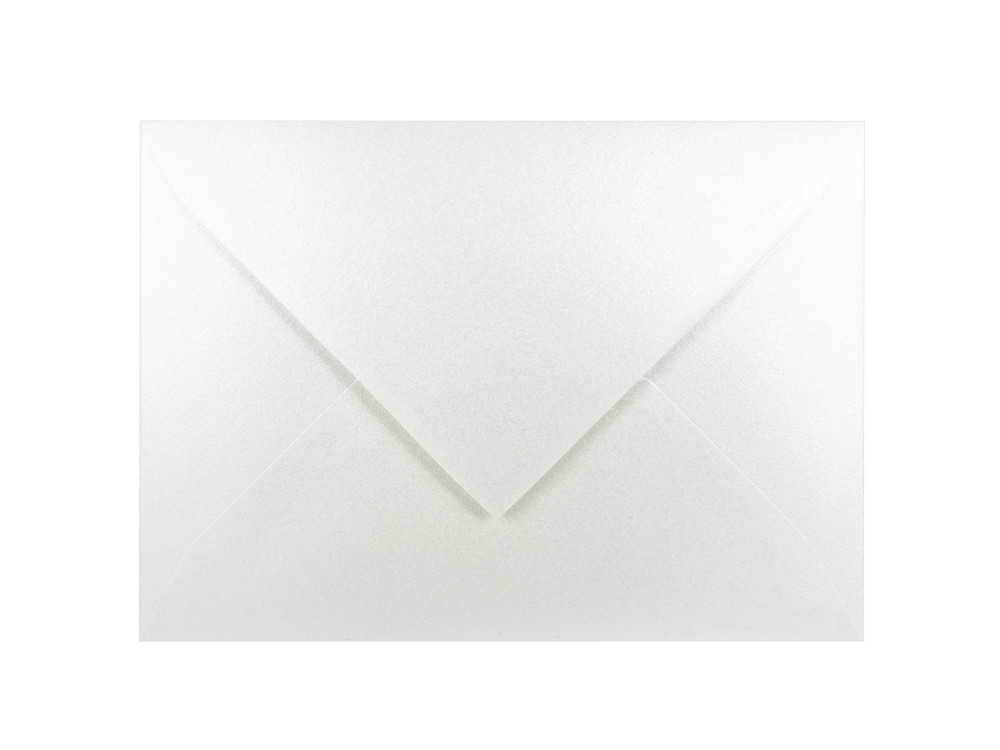 Koperta perłowa Majestic 120g - B6, Marble White, biała