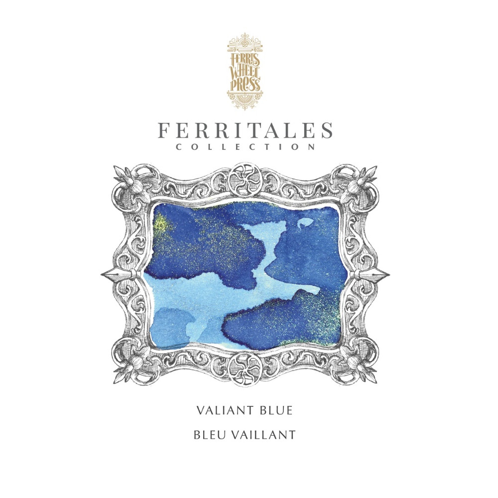 Calligraphy ink FerriTales - Ferris Wheel Press - Valiant Blue, 85 ml