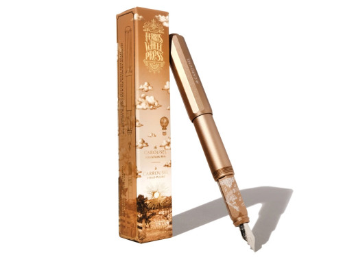 Limited Edition 2024 Aluminium Carousel Fountain Pen - Ferris Wheel Press - Terracotta Canyon, F
