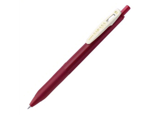 Długopis żelowy Sarasa Clip - Zebra - Vintage Cassis Black, 0,5 mm