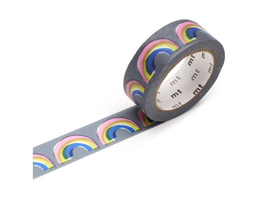 Taśma papierowa washi - MT Masking Tape - Rainbow, 7 m