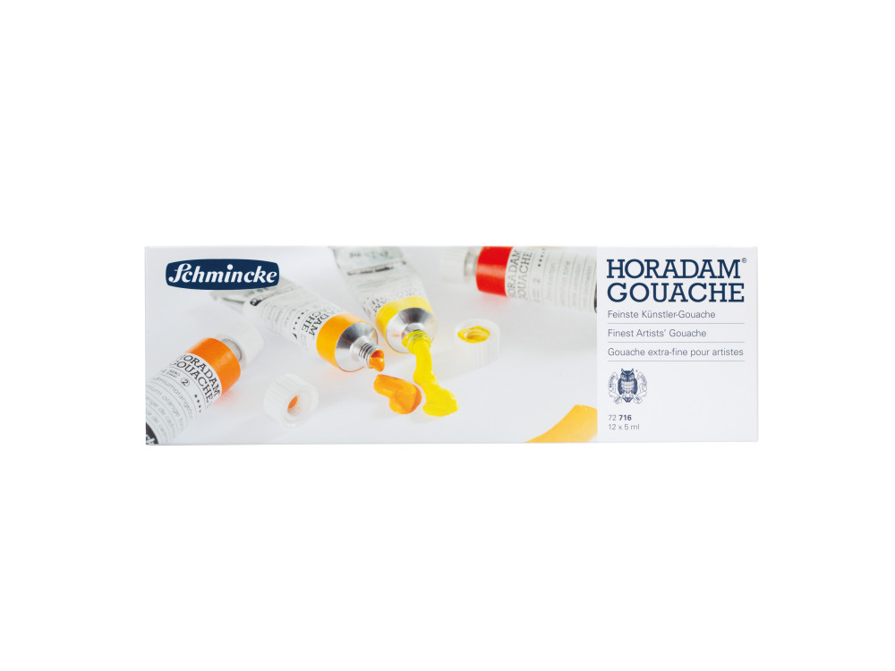 Set of Horadam Gouache paints - Schmincke - 12 x 5 ml