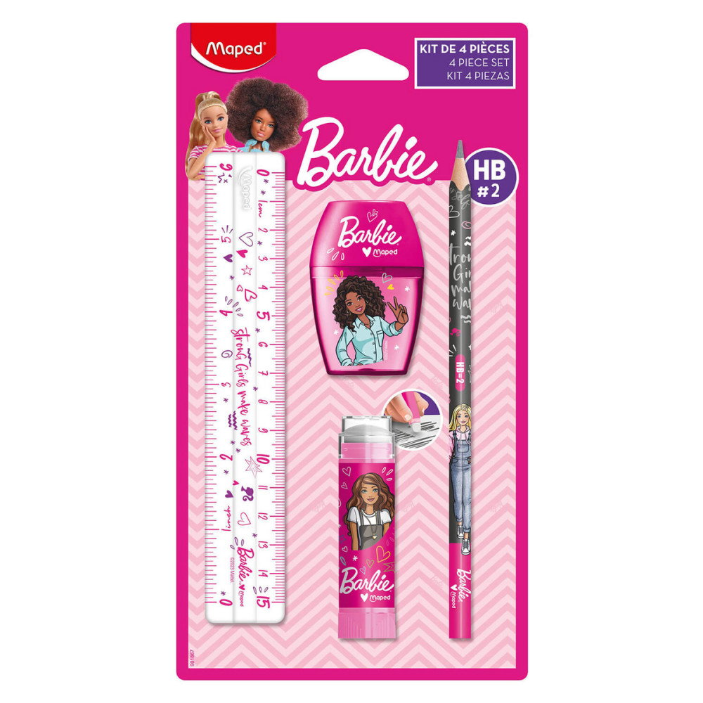 Set of Barbie school accessories - Maped