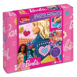 Zestaw kreatywny do mozaiki Barbie - Maped - 4 arkusze
