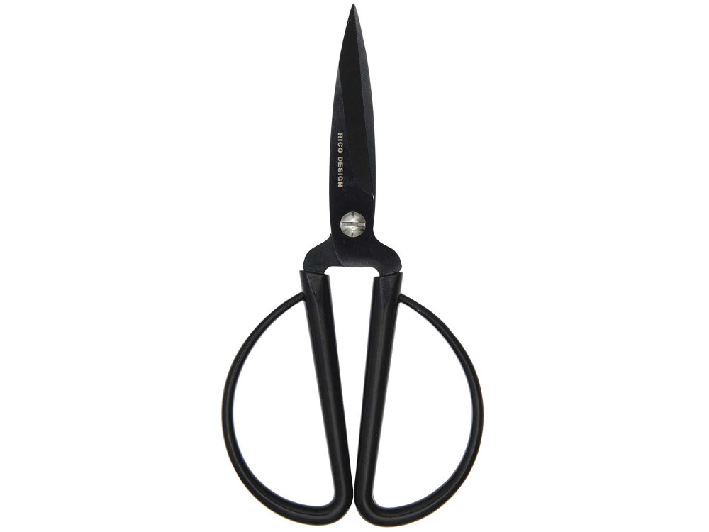Nożyczki precyzyjne - Rico Design - czarne, 14 cm