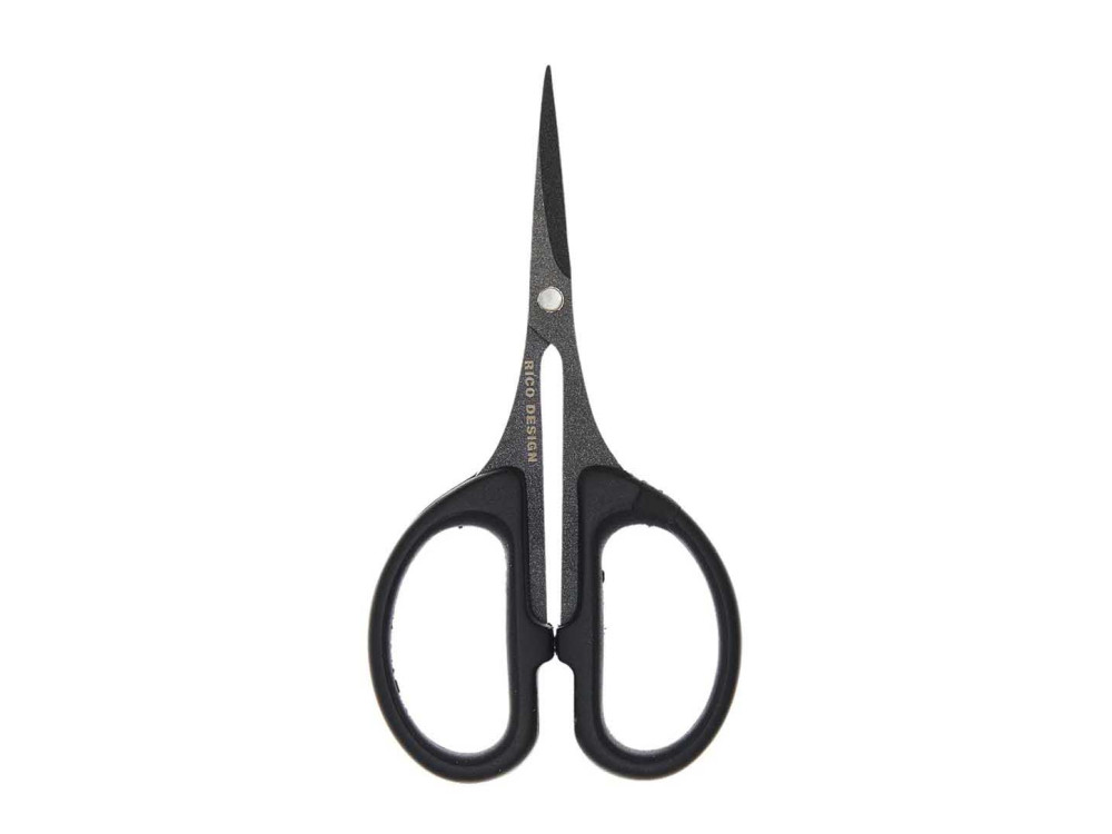 Precise Non-Stick scissors - Rico Design - black, 10,2 cm