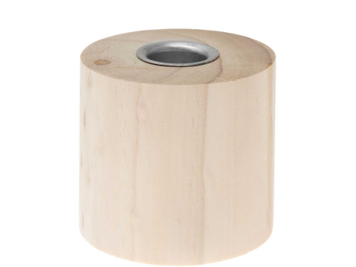 Wooden candle holder - Rico Design - 7,5 x 7 cm