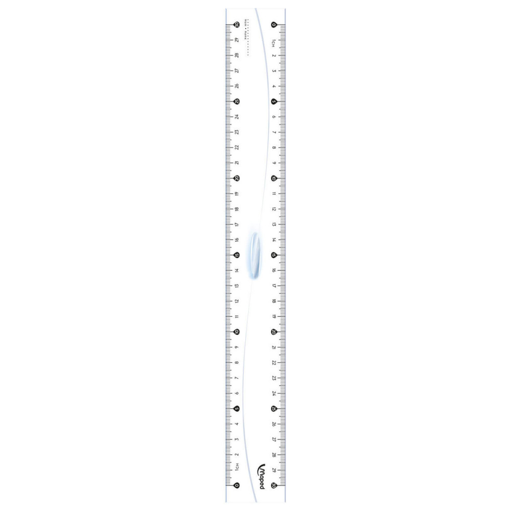Classic Ruler with handle - Maped - 30 cm