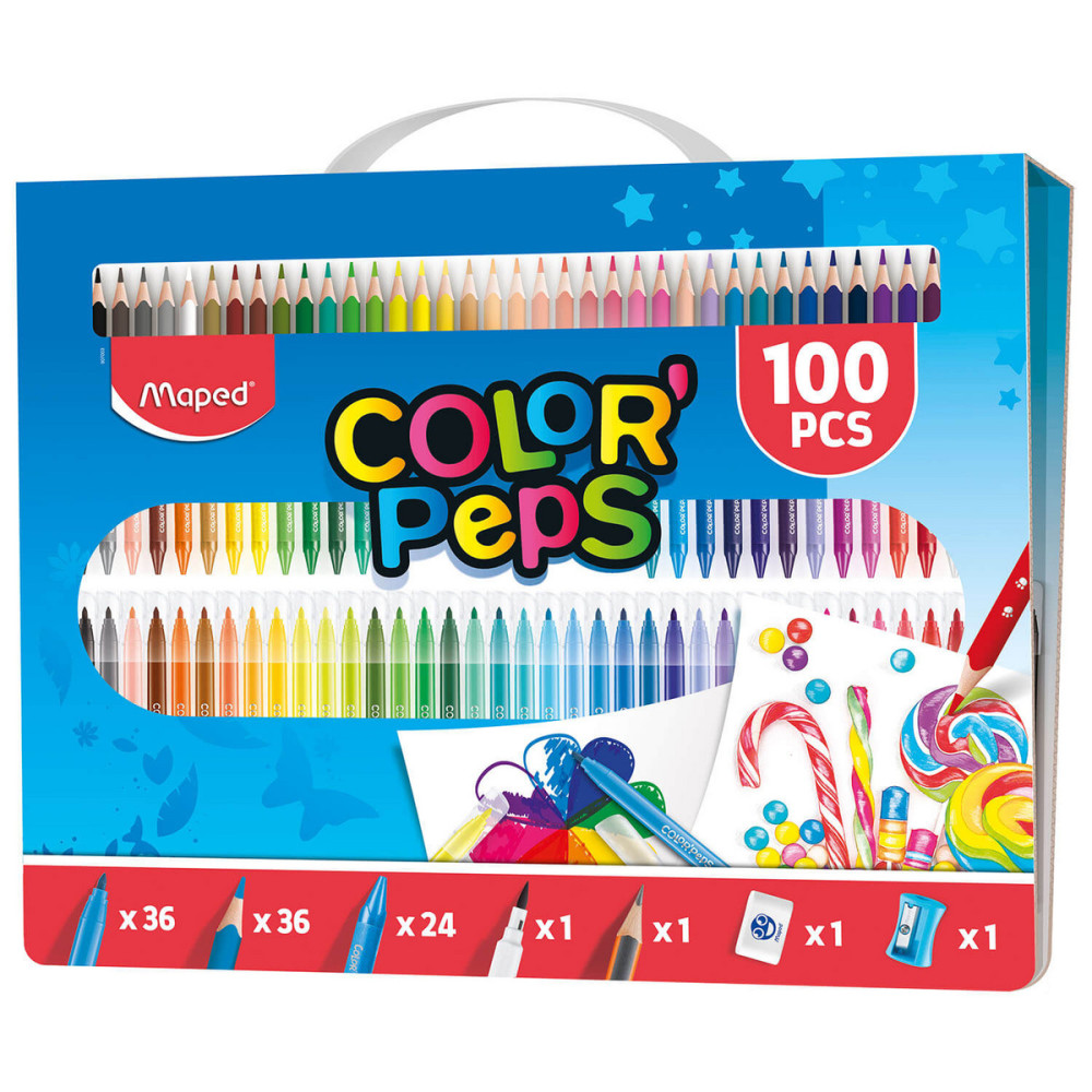 Color’Peps Coloring Set - Maped - 100 pcs.