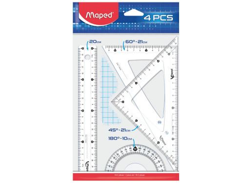 Zestaw kreślarski Start Medium - Maped - 4 szt.