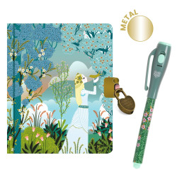 Secret Charlotte diary with Magic pen - Djeco - 10 x 13,5 cm, 88 sheets