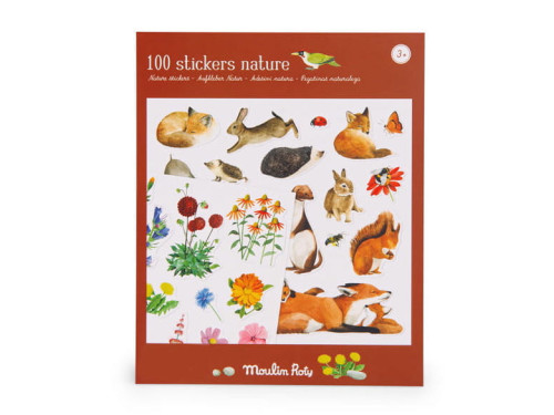 Stickers - Moulin Roty - Nature, 100 pcs.