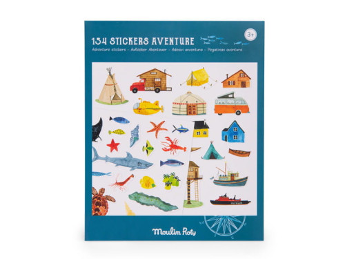Stickers - Moulin Roty - Adventure, 150 pcs.