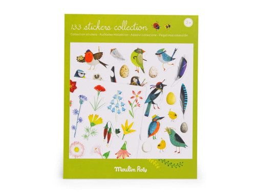Stickers - Moulin Roty - Botanics, 133 pcs.
