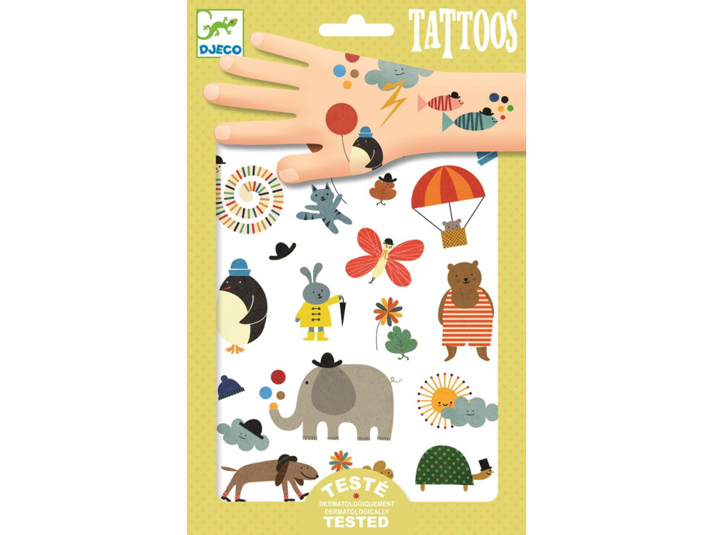 Set of washable tattoos for kids - Djeco - Little Things