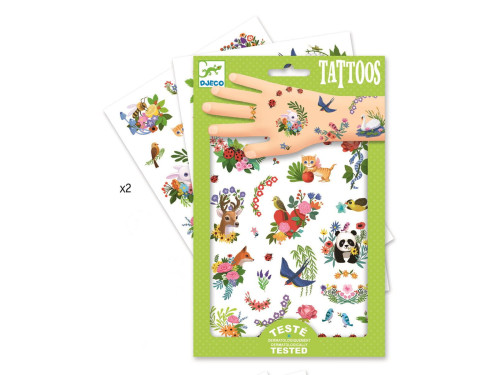 Set of washable tattoos for kids - Djeco - Happy Spring