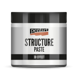 3D Effect Structure Paste - Pentart - White, 500 ml