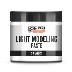 3D Light Modeling Paste - Pentart - White, 500 ml