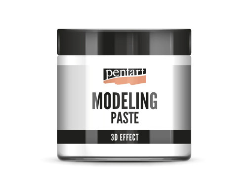Pasta modelująca 3D Effect - Pentart - biała, gęsta, 500 ml