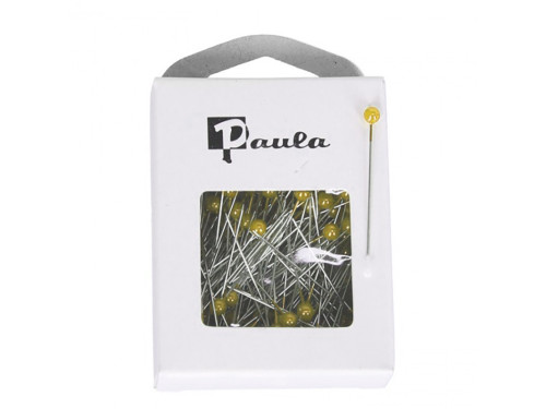 Decorative pins - Yellow, 4 cm, 144 pcs.
