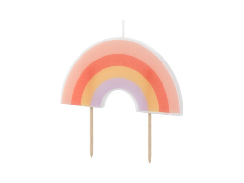 Birthday candle Rainbow - 4,5 cm