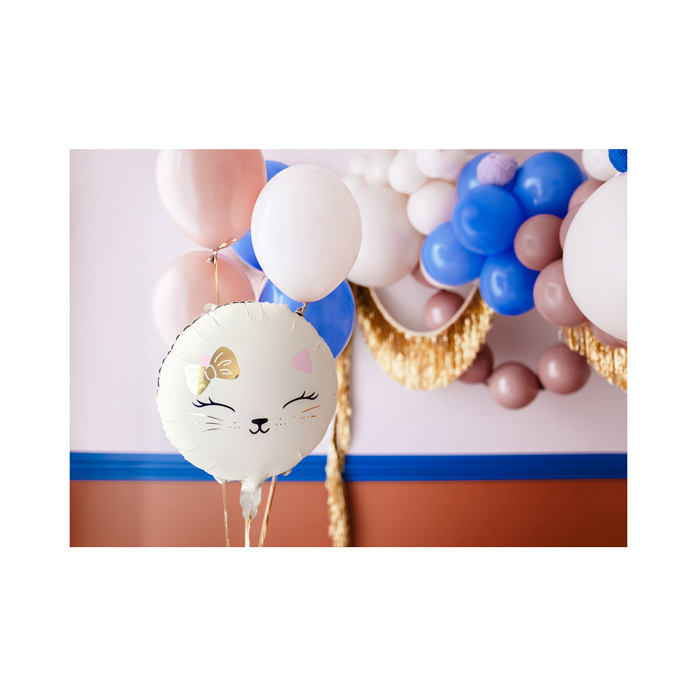 Foil balloon Cat - beige, 45 cm